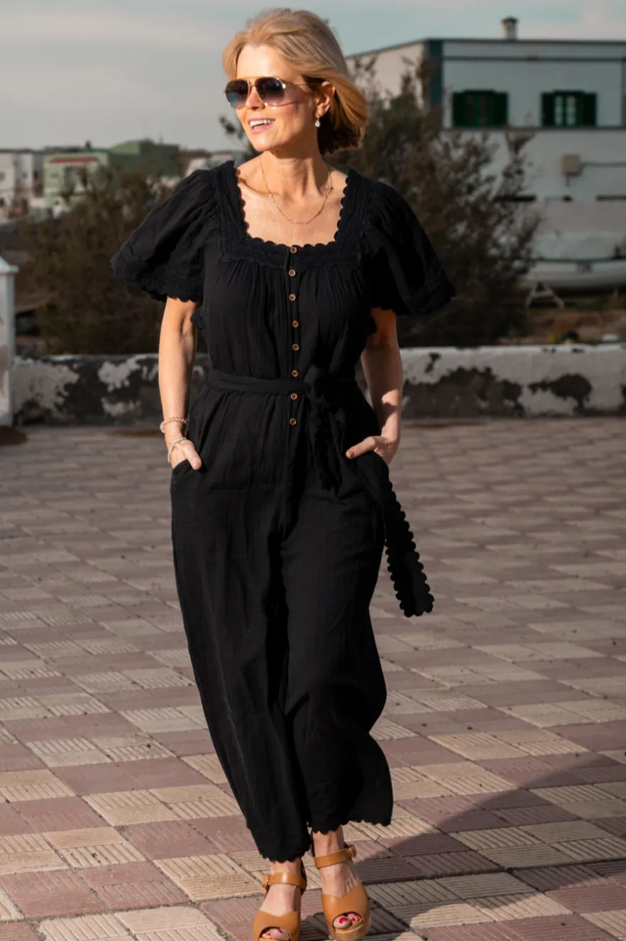 WYSE London Dresses & Jumpsuits-Briella Jumpsuit - Black