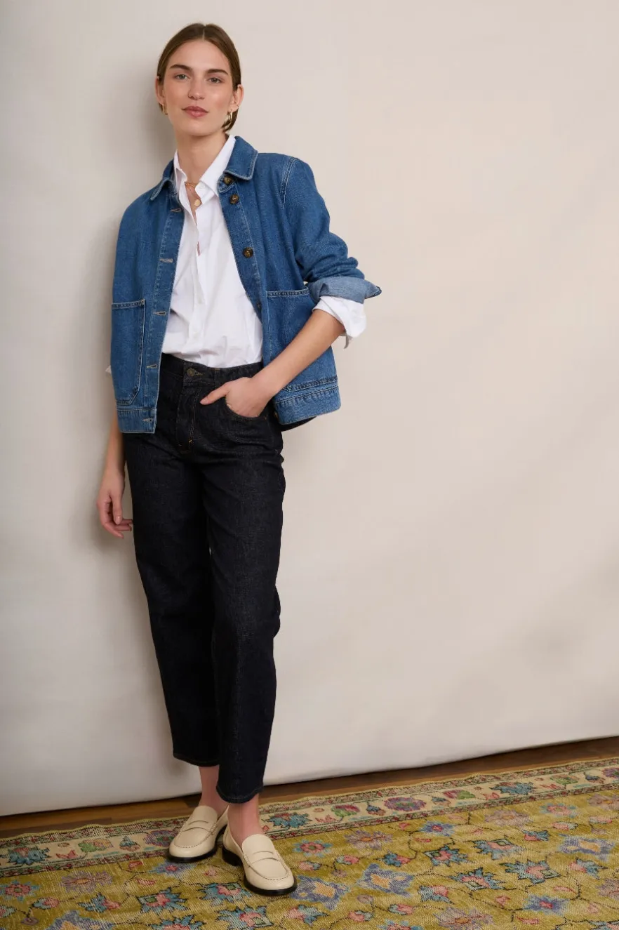 WYSE London Longer Lengths-Daisy Girlfriend Jean - Indigo