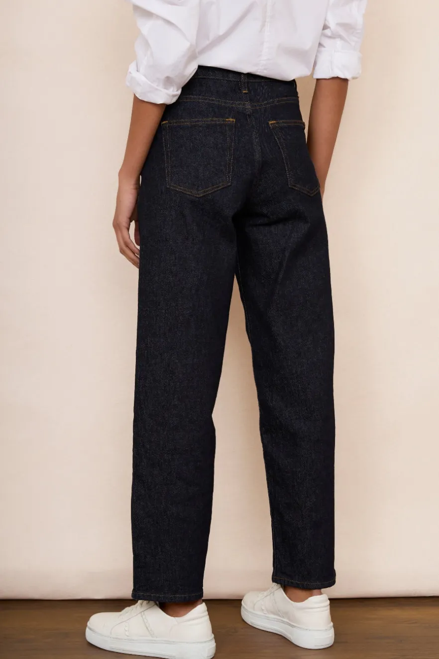 WYSE London Denim-Daisy Girlfriend Jean - Indigo