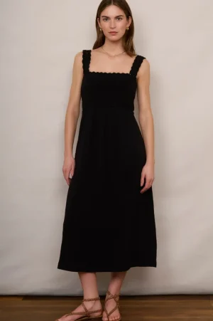 WYSE London Dresses & Jumpsuits-Delia Crochet Dress - Black