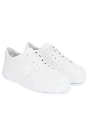 WYSE London Accessories & Shoes-Whitney Trainer - White